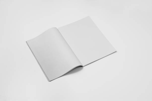 istock Mock-up magazine, newspaper or catalog isolated on white background. 1251104532