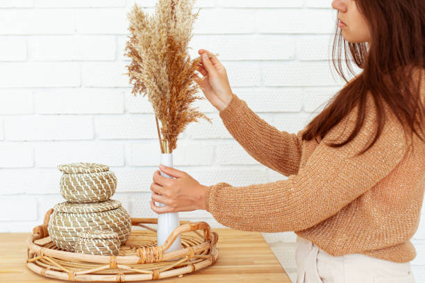 Cozy still life background, the new home office setups