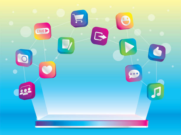 1,100+ Social Media Platforms Illustrations, Royalty-Free Vector Graphics & Clip Art - iStock | Social media, Social media icons, Facebook