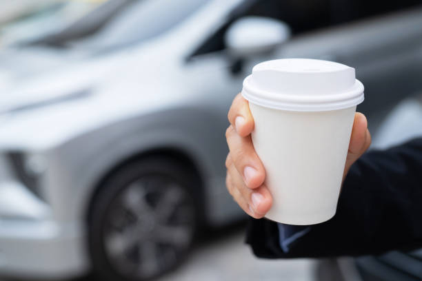istock Businessman is drinking hot coffee before leaving to work at the office every time. 1251114780