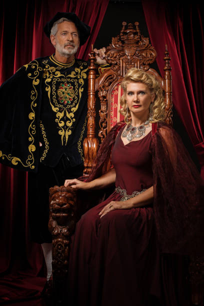 istock Historical King and queen in studio shoot 1251115772