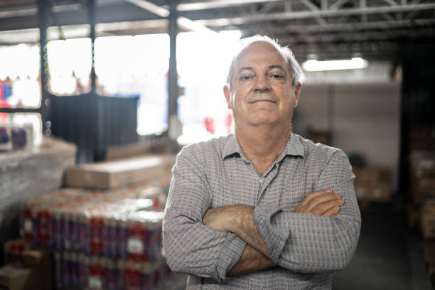 istock Portrait of senior warehouse worker 1251118917