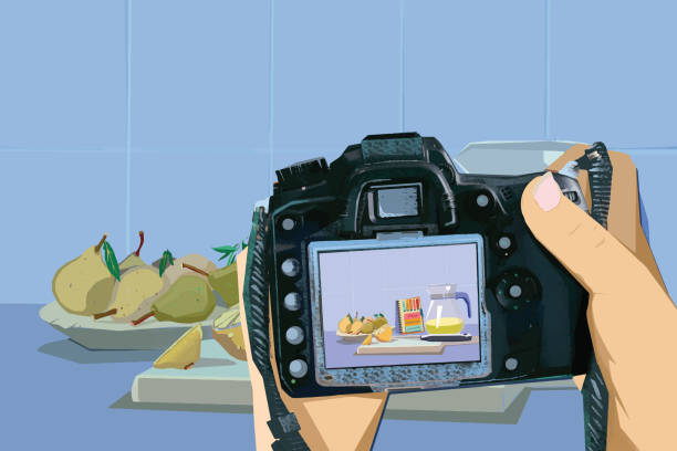 istock Photographer taking photo of fruit 1251131863