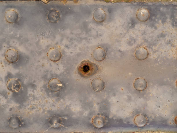 istock Surface which has been worn out. The old worn out metal design. 1251137927