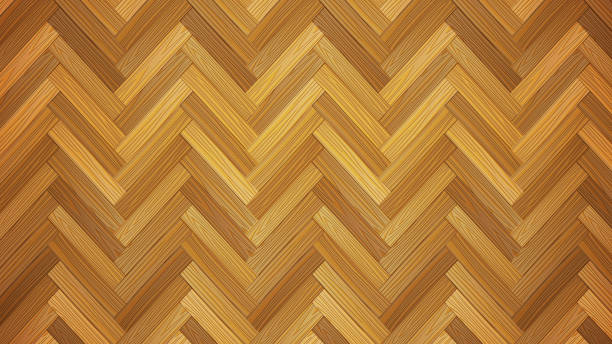 istock Wooden parquet floor texture, natural realistic wooden vector background 1251144669