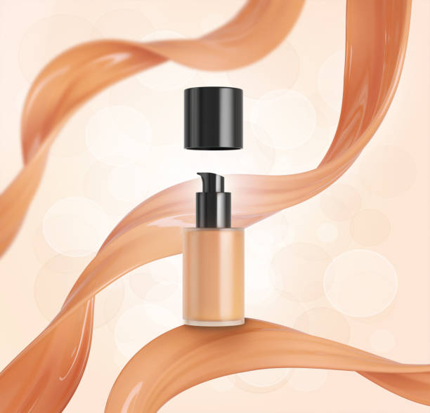 istock cosmetic package design of foundation cream. 1251144908