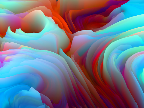 Swirling Colors Composition Stock Illustration - Download Image Now -  Abstract, Backgrounds, Colored Background - iStock