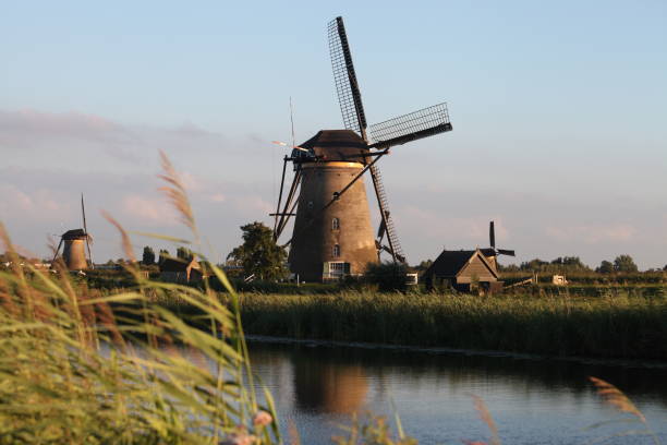 Traditional Dutch windmill Netherlands Holland