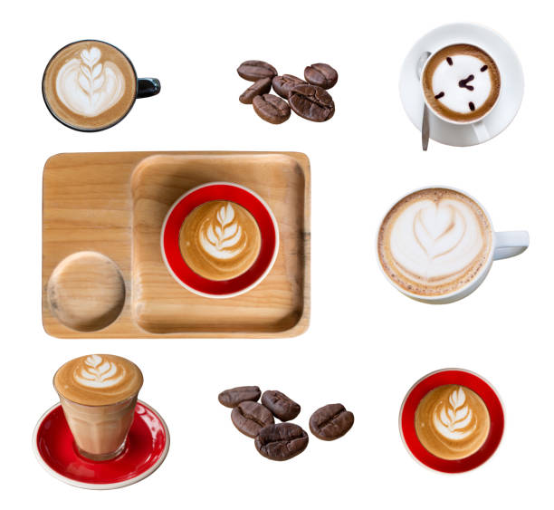 istock Set of coffee isolated on white background. 1251151179