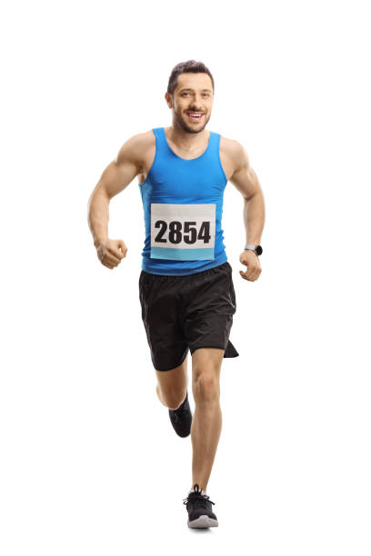 istock Man running a marathon race 1251152075