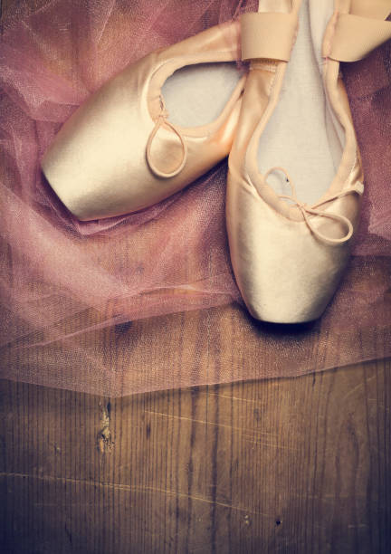 istock Pointe shoes for ballet dance 1251154238