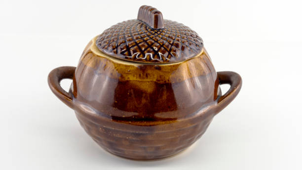 istock earthenware for the oven on a white background, isolated 1251155054