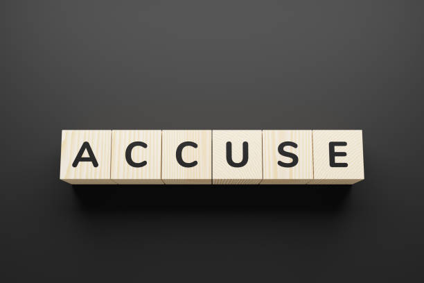 istock ACCUSE word on wooden blocks on gray background. 1251158758