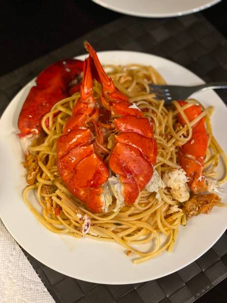 istock Home made lobster linguine 1251162053