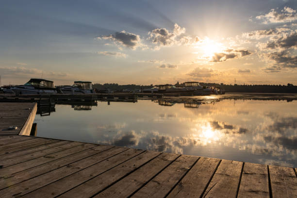 Early morning sunrise at Port Perry