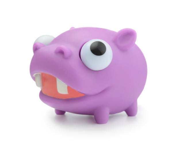 istock Toy rubber hippopotamus isolated. 1251171056