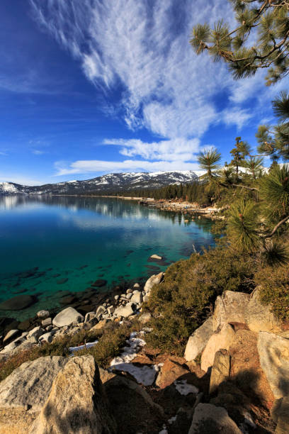 istock Scenic view of alpine lake 1251171258