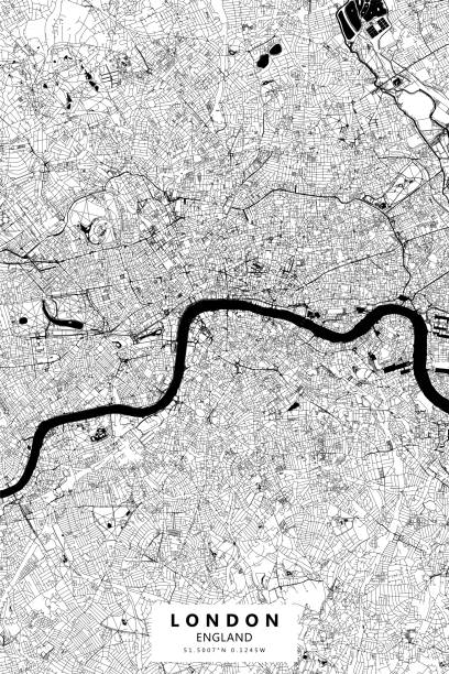 ロンドン、イングランドのベクトルマップ - the shard london england architecture travel destinations点のイラスト素材／クリップアート素材／マンガ素材／アイコン素材