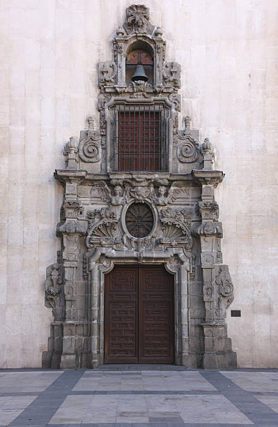 Spanish door stock photo