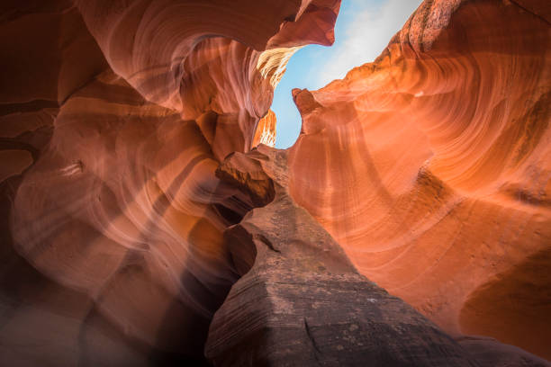 Scenic view of dramatic rock formations