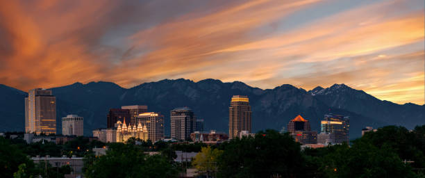 istock Clouds over the Salt Lake City skyline 1251183111