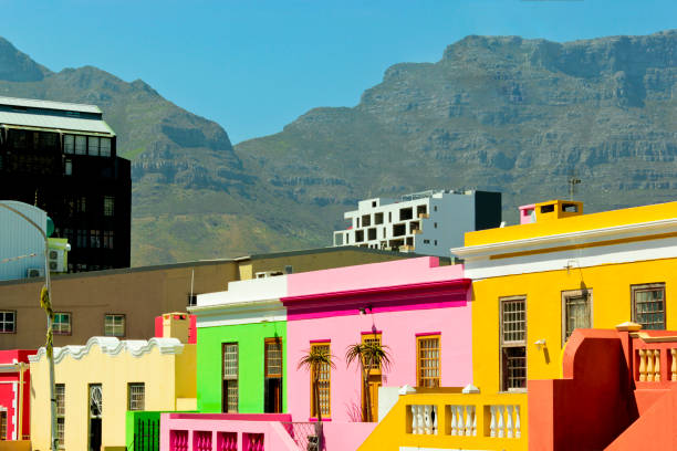 istock Bo-Kaap district with the Table Mountain National Park Panorama. 1251185391