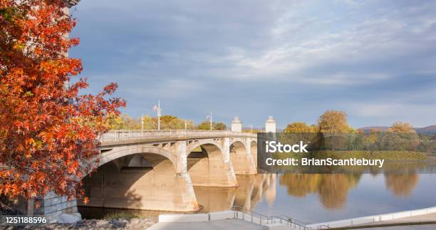 Wilkesbarre Bridge Stock Photo - Download Image Now - Pennsylvania, Wilkes-Barre, Susquehanna River