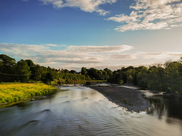 The tweed at melrose in the scottish borders