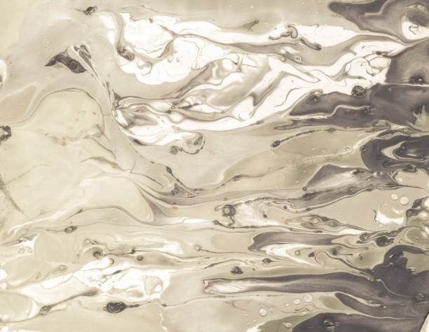 istock Beige Creative Water Art, Background Abstract . Rust Dyed Fluid Effect, Mixed Fluid Flow, Warm Beige Watercolor . Pastel Acrylic Hand Drawn Stains 1251194297