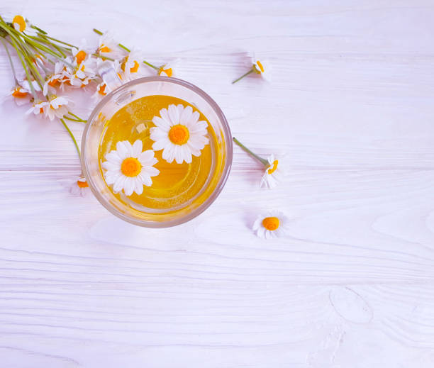 istock tea daisy flower on a wooden background 1251195376