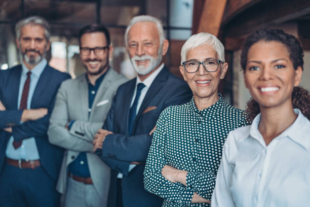 istock Group of mixed age and ethnicity business persons 1251197712