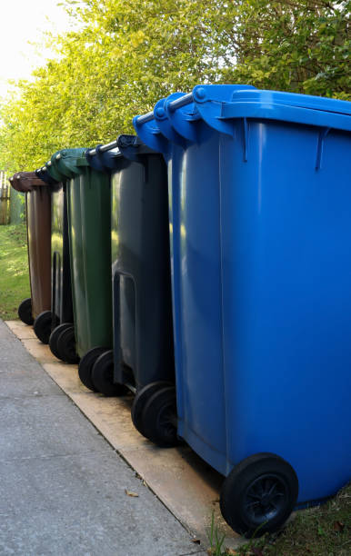istock Waste Disposal Bins in a House Driveway 1251198902