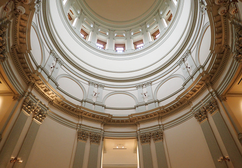 The graceful architecture of the Georgia State Capitol in Atlanta