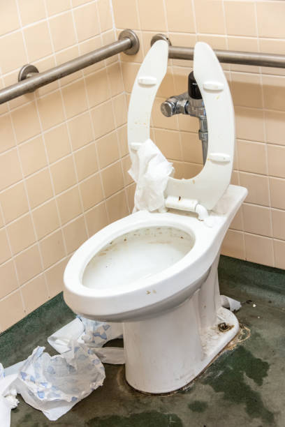 istock Filthy public toilet 1251203316