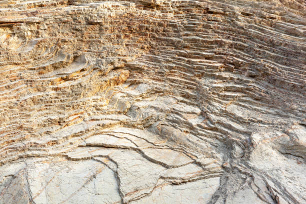 Dry lava, volcano background