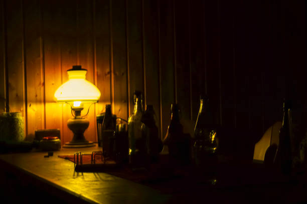 istock Cozy Night with some friends. Bottles on the Table. 1251206794