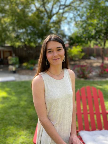 istock Backyard portrait young lady 1251217403