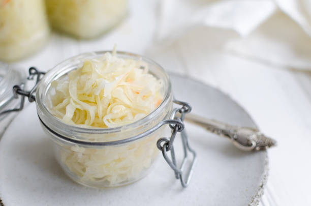 istock Homemade sauerkraut village fermented cabbage 1251218943