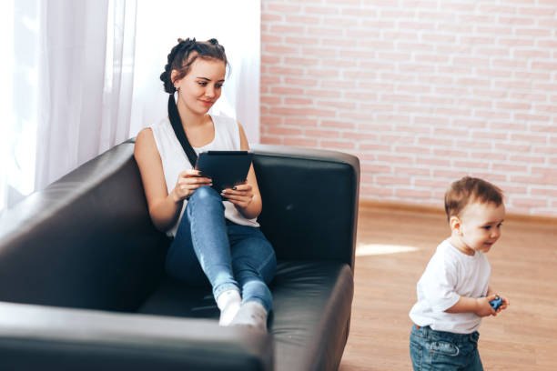 istock Young girl with child 1251219012