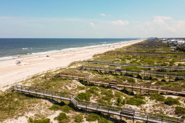 istock Boardwalks and Beach on Sunny Florida Afternoon 1251229678