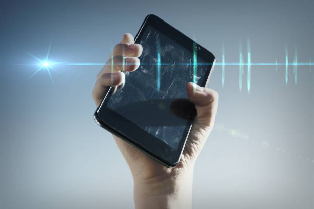 istock Human Hand in Air with Mobile Phone 1251230429