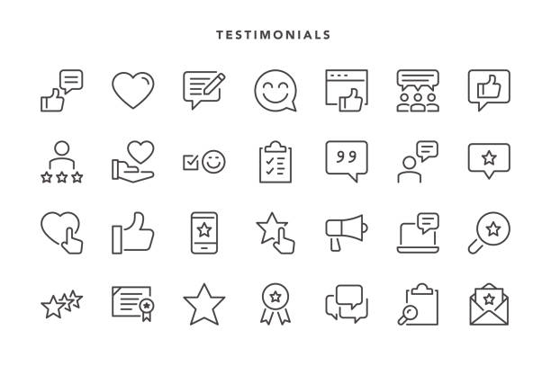 평가 아이콘 - satisfaction computer icon customer service representative symbol stock illustrations