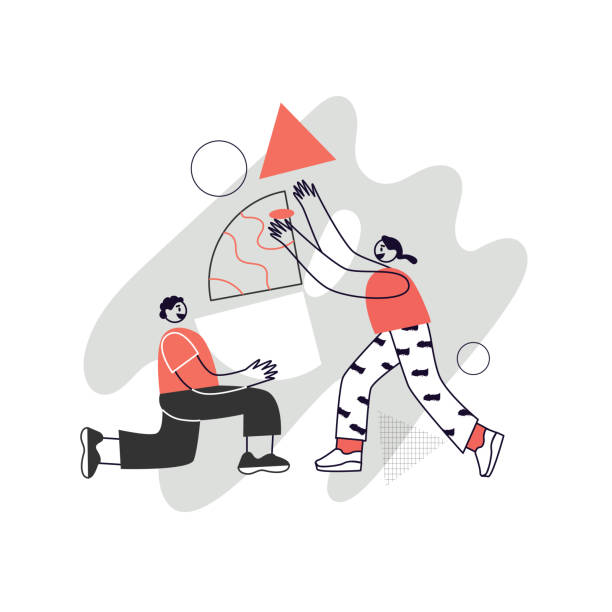 istock Business concept. Command metaphor. People juggling elements. Vector illustration of the style of flat design. Symbol of teamwork, collaboration, partnership. 1251241552