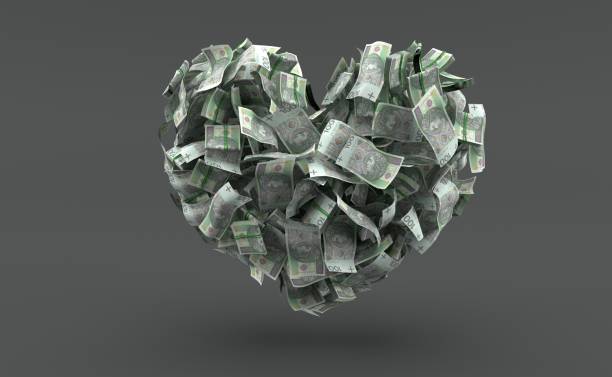 istock Polish currency in heart shape 1251244986
