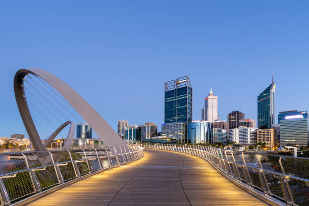 Elizabeth Quay Bridge, Perth, Western Australia