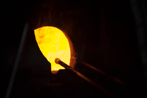 istock Handmade glass manufacturing factory Mallorca. 1251255387