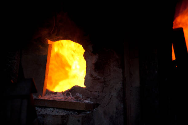 istock Handmade glass manufacturing factory Mallorca. 1251255572