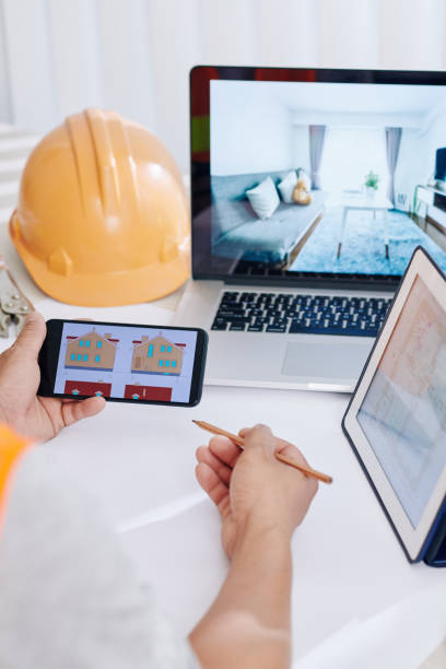 istock Designer remodeling house of customers 1251255691