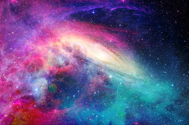 istock Galaxies and stars in space. Starry sky 1251257365