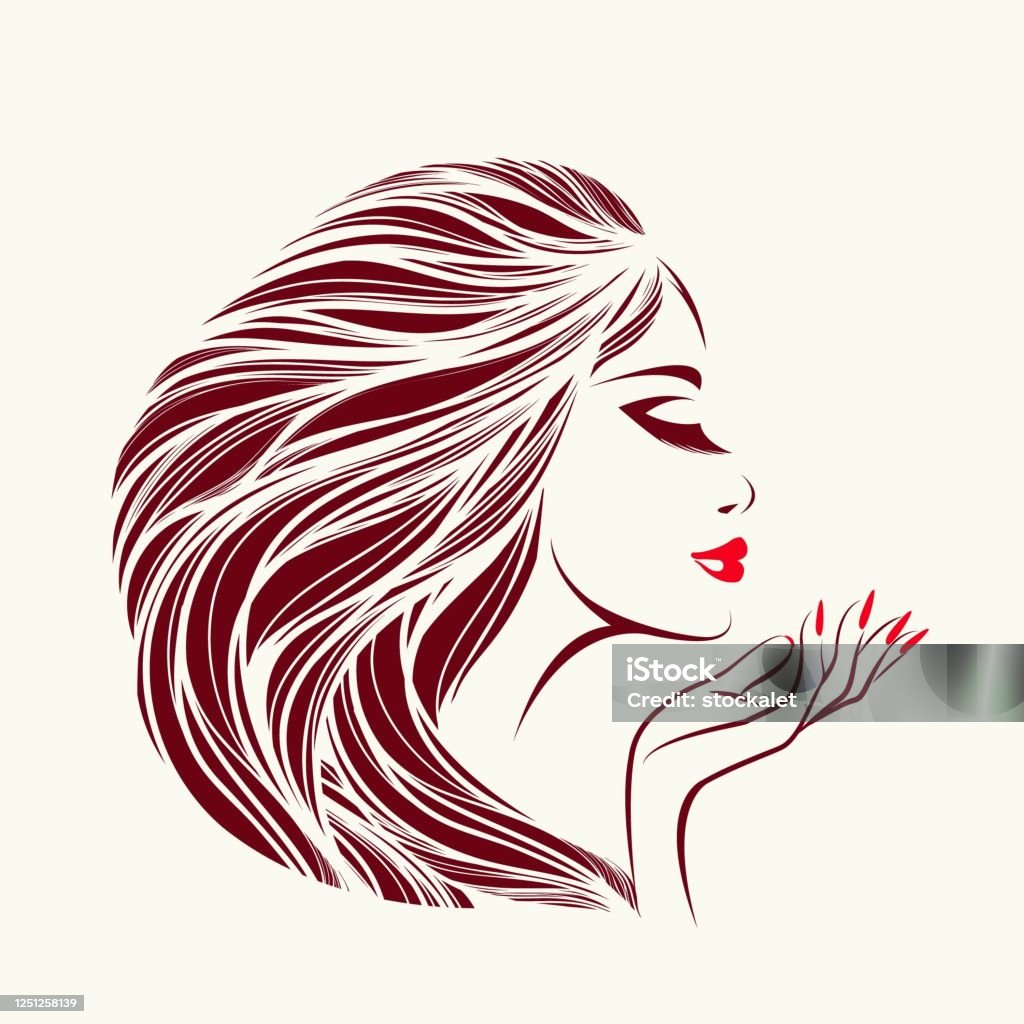 Hair Salon Nails Art And Beauty Studio Vector Illustrationbeautiful Woman With Long Hair And Elegant Makeup Hairstyle And Manicure Stock Illustration - Download Image Now - iStock Hair Salon Nails Art And Beauty Studio Vector Illustrationbeautiful Woman With Long Hair And Elegant Makeup Hairstyle And Manicure Stock Illustration - Download Image Now - iStock